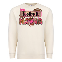 Sandshell football nana with leopard Premium Sweatshirt - Zillion Design Studio