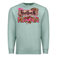 Football Nana With Leopard Premium Sweatshirt | Teevron