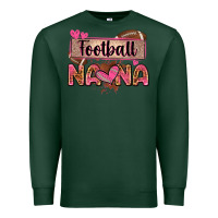 Sports Green football nana with leopard Premium Sweatshirt - Zillion Design Studio
