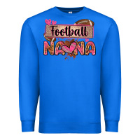 True Royal football nana with leopard Premium Sweatshirt - Zillion Design Studio