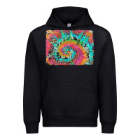 Black tie dye leopard cowhide glitter background Urban Hoodie - Artiststas