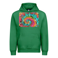 Emerald tie dye leopard cowhide glitter background Urban Hoodie - Artiststas