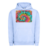Pigment Grape Ice tie dye leopard cowhide glitter background Urban Hoodie - Artiststas