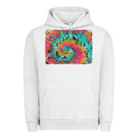 Pigment Lunar Rock tie dye leopard cowhide glitter background Urban Hoodie - Artiststas