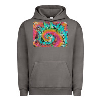 Pigment Tornado tie dye leopard cowhide glitter background Urban Hoodie - Artiststas