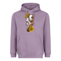 Lavender sport baseball  lightning bolt Heavyweight Hoodie - texasbilliewilder