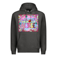 Charcoal Heather school nurse tumbler Premium Hoodie - BundleAndBundleShop