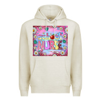 Oatmeal Heather school nurse tumbler Premium Hoodie - BundleAndBundleShop