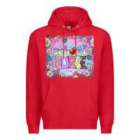 Red school nurse tumbler Premium Hoodie - BundleAndBundleShop