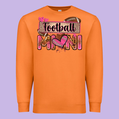 Football Mini With Leopard Premium Sweatshirt Designed By Zillion Design Studio