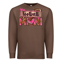 Chestnut football mini with leopard Premium Sweatshirt - Zillion Design Studio