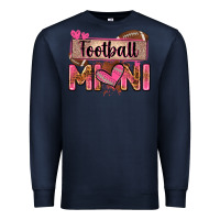 Navy football mini with leopard Premium Sweatshirt - Zillion Design Studio