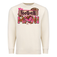 Sandshell football mini with leopard Premium Sweatshirt - Zillion Design Studio