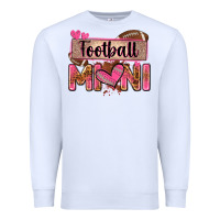 White football mini with leopard Premium Sweatshirt - Zillion Design Studio