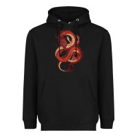 Black red dragon Heavyweight Hoodie - RanaPortraitStore