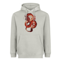 Moon Dust red dragon Heavyweight Hoodie - RanaPortraitStore