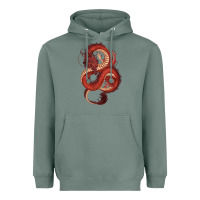 Sage red dragon Heavyweight Hoodie - RanaPortraitStore