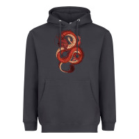 Smoke red dragon Heavyweight Hoodie - RanaPortraitStore