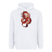 White red dragon Heavyweight Hoodie - RanaPortraitStore