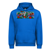 Cobalt flamenco dancer libbey glass Urban Hoodie - BundleAndBundleShop