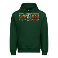Forest Green flamenco dancer libbey glass Urban Hoodie - BundleAndBundleShop