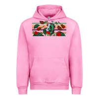 Fuchsia Pink flamenco dancer libbey glass Urban Hoodie - BundleAndBundleShop