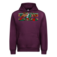 Mauve Wine flamenco dancer libbey glass Urban Hoodie - BundleAndBundleShop
