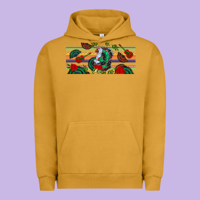 Flamenco Dancer Libbey Glass Urban Hoodie Designed By Bundleandbundleshop