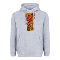Heather Grey sport basketball lightning bolt Heavyweight Hoodie - texasbilliewilder