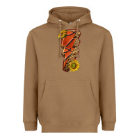 Toasted Coconut sport basketball lightning bolt Heavyweight Hoodie - texasbilliewilder