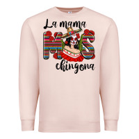 Pale Pink la mama mos chingona Premium Sweatshirt - texasbilliewilder