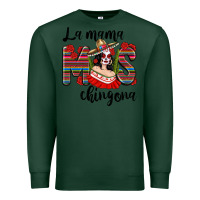 Sports Green la mama mos chingona Premium Sweatshirt - texasbilliewilder