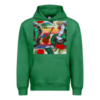 Emerald flamenco dancer seamless pattern Urban Hoodie - BundleAndBundleShop