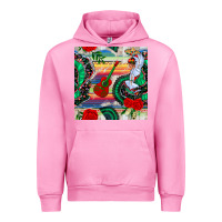 Fuchsia Pink flamenco dancer seamless pattern Urban Hoodie - BundleAndBundleShop