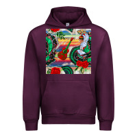 Mauve Wine flamenco dancer seamless pattern Urban Hoodie - BundleAndBundleShop