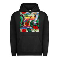 Pigment Black flamenco dancer seamless pattern Urban Hoodie - BundleAndBundleShop