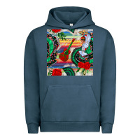 Pigment Midnight Navy flamenco dancer seamless pattern Urban Hoodie - BundleAndBundleShop