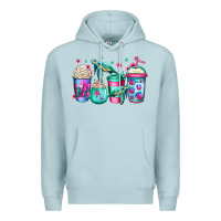 Blue Mist turtle coffee cups Premium Hoodie - Jasminsmagicworld