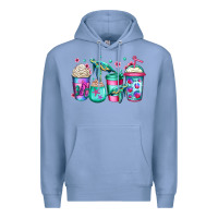 Colony Blue turtle coffee cups Premium Hoodie - Jasminsmagicworld