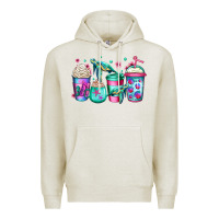 Oatmeal Heather turtle coffee cups Premium Hoodie - Jasminsmagicworld