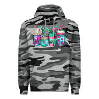 Slate Camo turtle coffee cups Premium Hoodie - Jasminsmagicworld