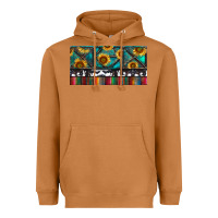 Meerkat Rusty Sunflowers with Cowhide and Turquoise Heavyweight Hoodie - RanaPortraitStore