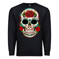 Black mexican day of the dead Premium Sweatshirt - texasbilliewilder
