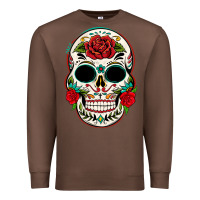 Chestnut mexican day of the dead Premium Sweatshirt - texasbilliewilder