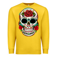Lemon mexican day of the dead Premium Sweatshirt - texasbilliewilder