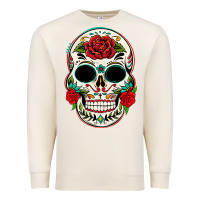 Sandshell mexican day of the dead Premium Sweatshirt - texasbilliewilder