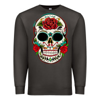 Smoke mexican day of the dead Premium Sweatshirt - texasbilliewilder