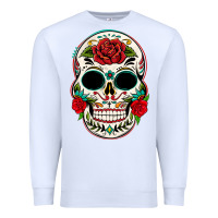White mexican day of the dead Premium Sweatshirt - texasbilliewilder
