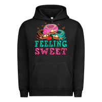 Pigment Black feeling sweet donuts Urban Hoodie - AdoDesignShop