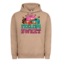 Pigment Burro feeling sweet donuts Urban Hoodie - AdoDesignShop